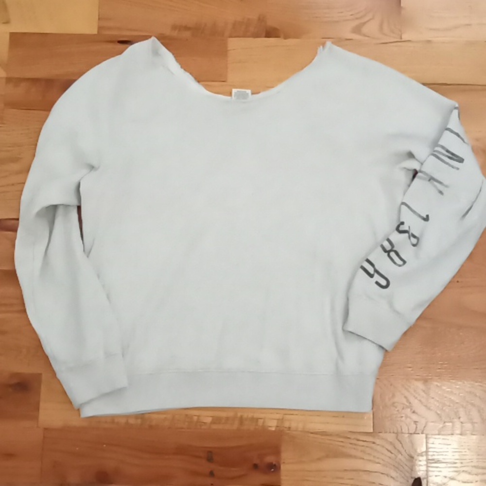 Pink Victoria Secret Grey Sweat Shirt